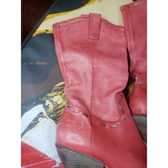 Bcbg Womens Pink Calf Boots 6.5 - Picture 4 of 6